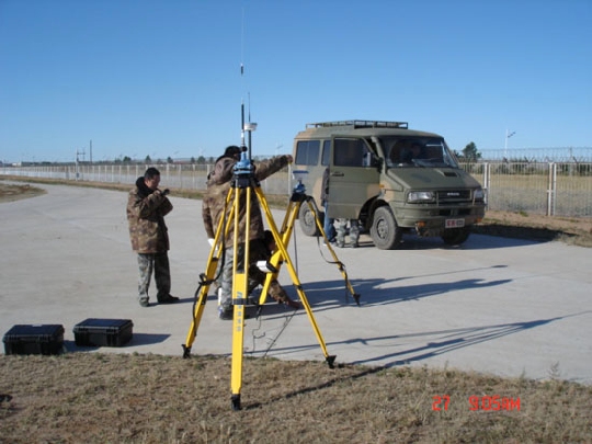 内蒙古锡林浩特机场wgs-84坐标测量工作完成