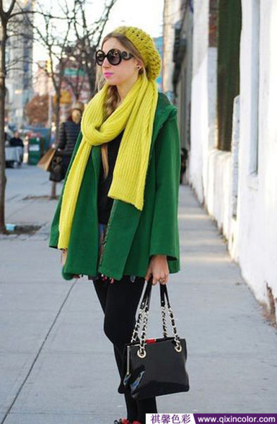 绿与黄的搭配