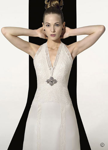 rosa clara婚纱 蕾丝与珠宝交相辉映(4)