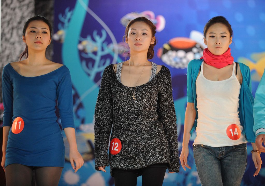 北京汽车展览会模特大赛