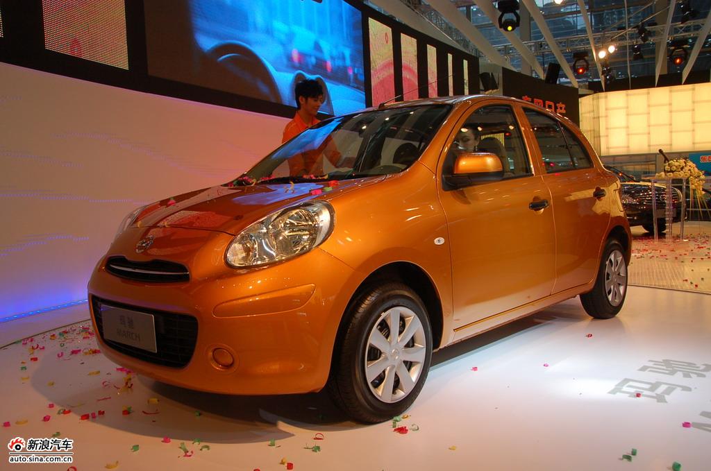 东风日产march玛驰首次亮相深圳车展