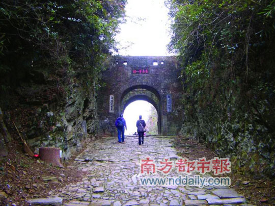 梅关古道曾是兵家重地 梅关古道曾是兵家重地