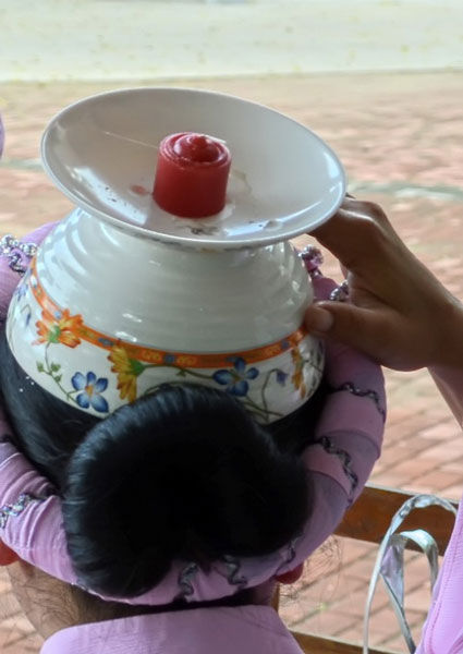 京族"跳天灯" 祈求海神保佑