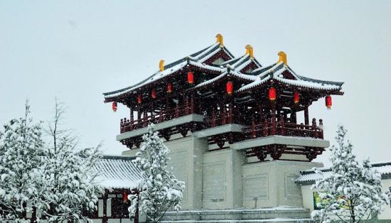 銀裝素裹的美麗 西安最美雪景地