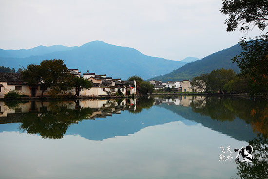 一池碧水綠宏村 歙縣桃花朵朵開_新浪旅遊_新浪網