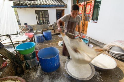 做豆腐的人家