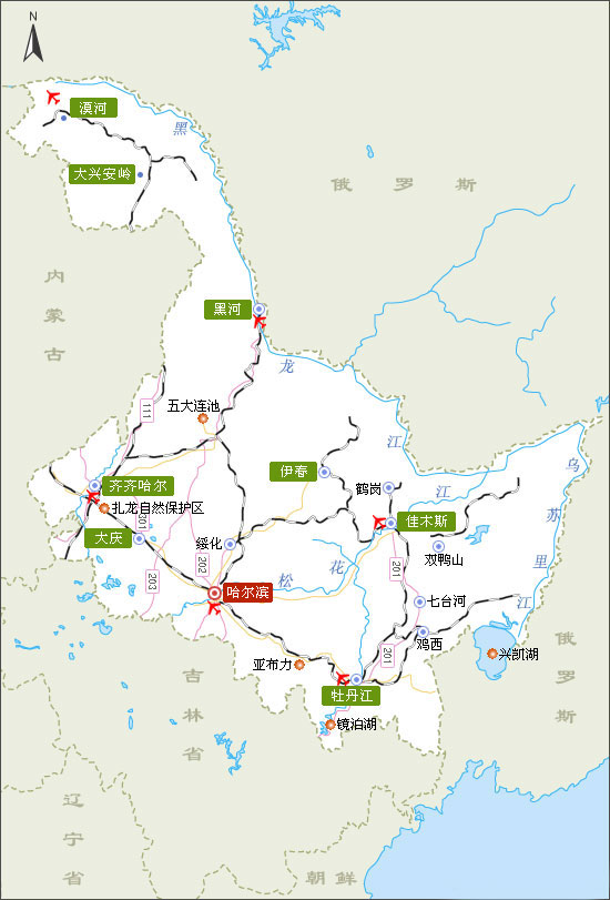 黑龙江亚布力地图图片
