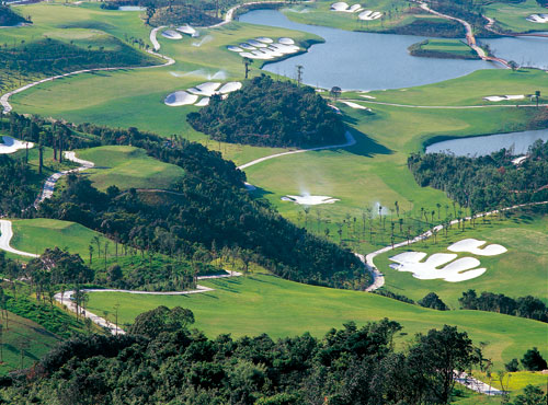 东部华侨城云海谷:高尔夫球友最喜爱的球场(组图)