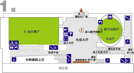 北京首都博物馆平面图图片