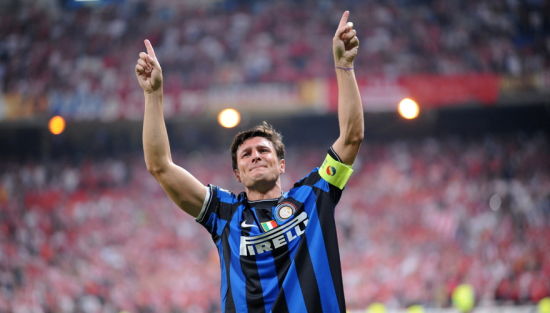 图文萨内蒂国米生涯回顾欧冠赛场上喜极而泣