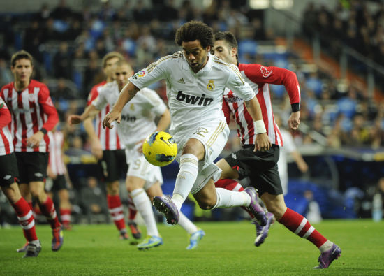 图文-[西甲]皇马4-1毕尔巴鄂 马塞洛发动快攻_国际足球-西班牙_新浪