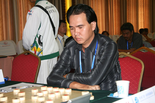 图文象棋世锦赛男子组第7轮现场阮成保实力不俗