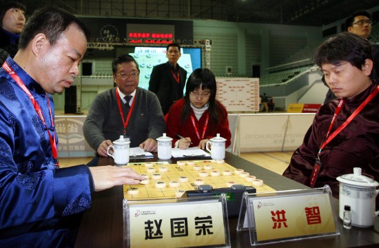 图文象棋总决赛洪智挺进决赛赵国荣洪智博弈