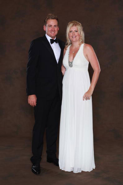 图文2010莱德杯欢迎晚宴伊恩保尔特与妻子合影