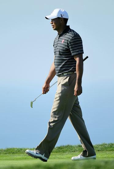 图文农夫保险公开赛第三轮伍兹迈步向前