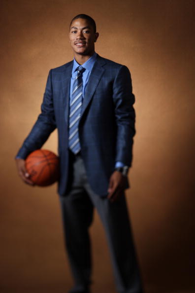 图文2008nba新秀拍摄个人照罗斯展现强者气质