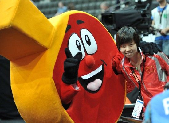 张怡宁正在做客微访谈分享战地感受与美国生活