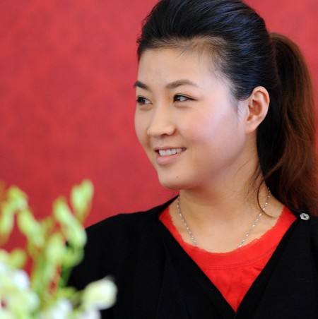 图文付小芳四年世锦赛风采付小芳出席媒体见面会