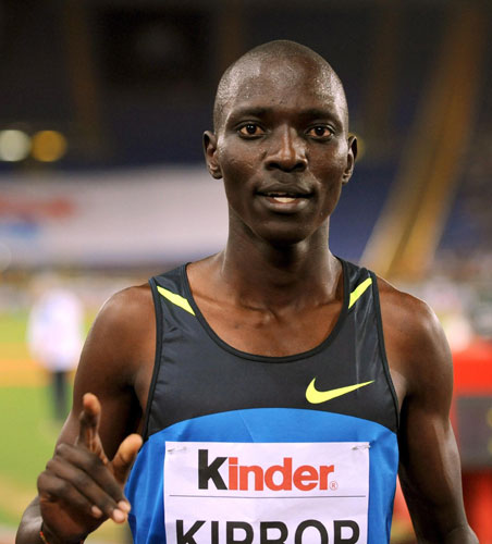 肯尼亚选手基普罗普在男子1500米比赛中夺冠.图为基普罗普.