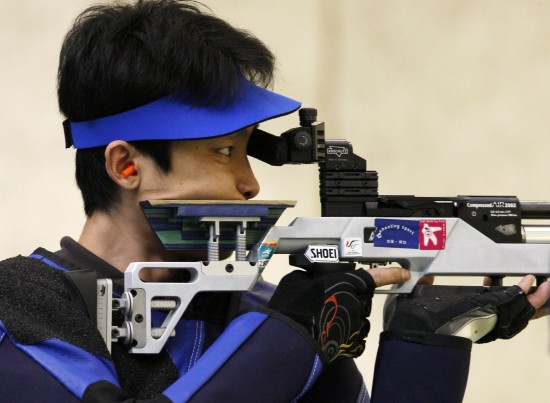 图文国家步手枪队世界杯选拔赛刘天佑稳如泰山