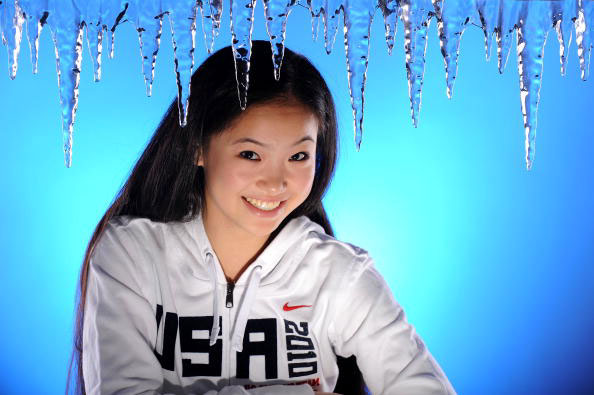 图文花滑华裔少女张圆圆写真已是亭亭玉立的美少女