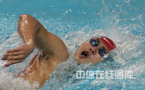 图文-第八届游泳亚锦赛赛况 张琳200米自由泳预赛