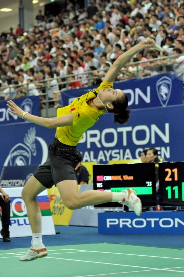 图文-马来西亚羽球赛21日赛况 王仪涵2-0王适娴