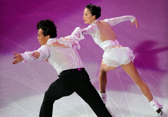 冰上舞蹈夫妻图片