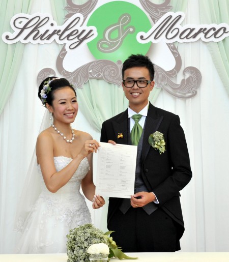 香港结婚证书样本图片
