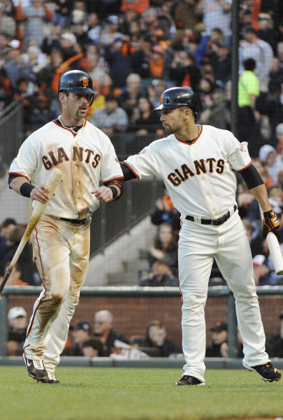 场美国职业棒球大联盟的比赛中,旧金山巨人队3:1的比分胜纽约大都会队