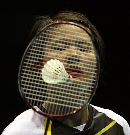 图文亚锦赛花絮舞动的羽球网中窥人之陈晓佳