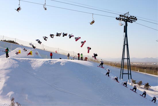 红星二场滑雪场图片