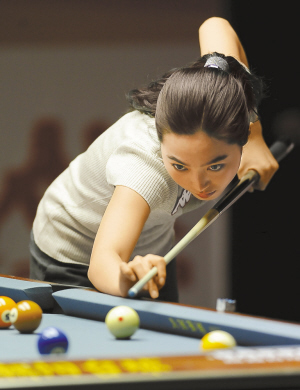 韩国台球队目标三金