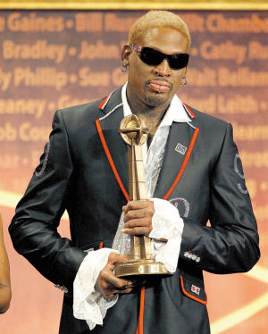 罗德曼终于得偿所愿.