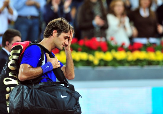 图文-马德里赛纳达尔2-1费德勒 费天王黯然离场